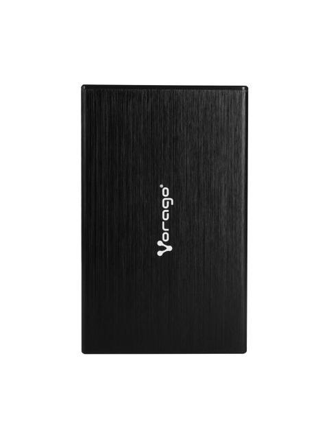 VORAGO GABINETE DE DISCO DURO HDD-202 2.5 SATA USB-C 3.1 NEGRO