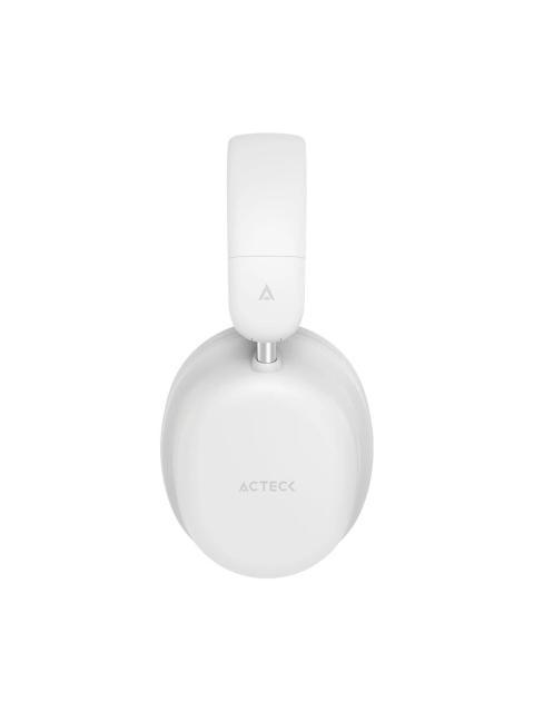 ACTECK AUDIFONOS CON MICROFONO HONOUR 2 PLUS HP626 BLUETOOTH ALAMBRICO-INALAMBRICO USB-C BLANCO