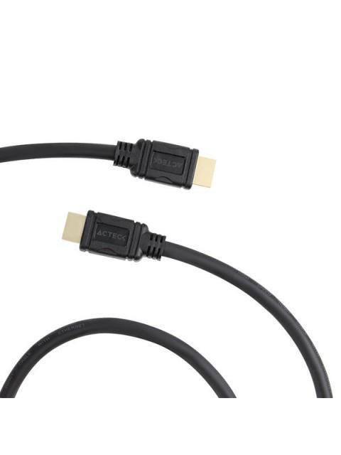 ACTECK CABLE HDMI DE ALTA VELOCIDAD LINX PLUS 250 HDMI MACHO - HDMI MACHO 4K 3D 5 METROS NEGRO