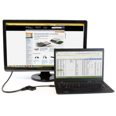 STARTECH  ADAPTADOR DISPLAYPORT 1.2 - HDMI-VGA 1080P NEGRO