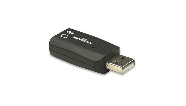 MANHATTAN ADAPTADOR DE AUDIO 3-D USB DE ALTA VELOCIDAD 5.1