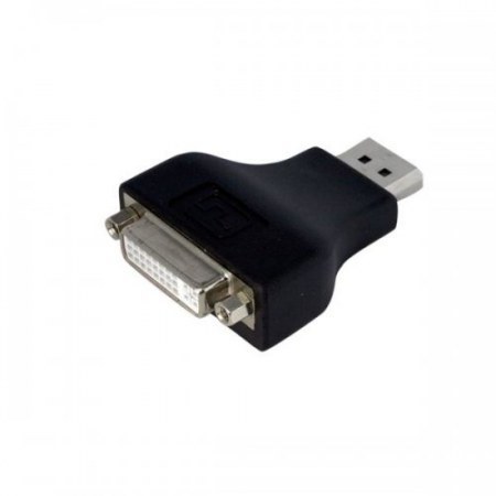 STARTECH  ADAPTADOR DISPLAYPORT 1.2 MACHO - DVI HEMBRA 1080P NEGRO