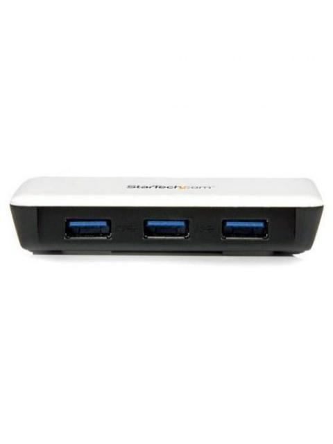 STARTECH  ADAPTADOR DE RED NIC GIGABIT ETHERNET EXTERNO USB 3.0 CON HUB CONCENTRADOR 3 PUERTOS CON ALIMENTACION