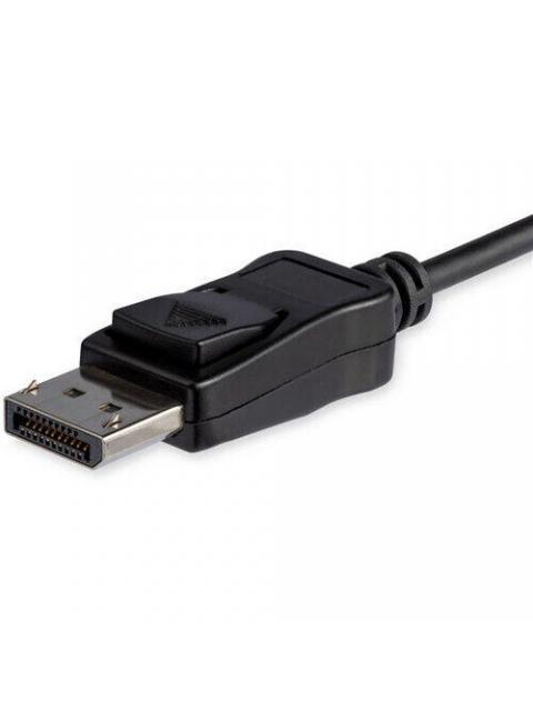 STARTECH  CABLE USB-C MACHO - DISPLAYPORT MACHO 1.8 METROS NEGRO