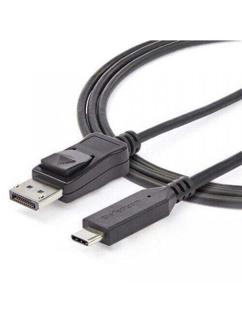 STARTECH  CABLE USB-C MACHO - DISPLAYPORT MACHO 1.8 METROS NEGRO
