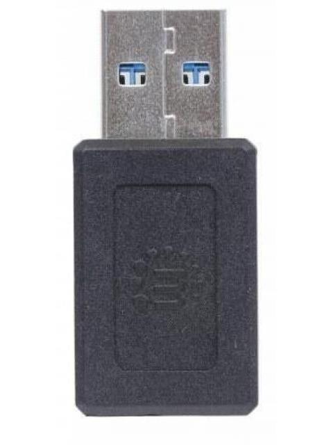 MANHATTAN ADAPTADOR USB C 3.1 HEMBRA - USB A MACHO NEGRO