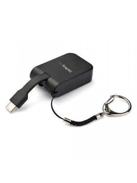 STARTECH  ADAPTADOR PORTATIL USB C MACHO - VGA HEMBRA NEGRO