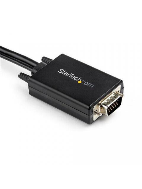 STARTECH  CABLE VGA-USB A MACHO - HDMI A MACHO 2 METROS NEGRO