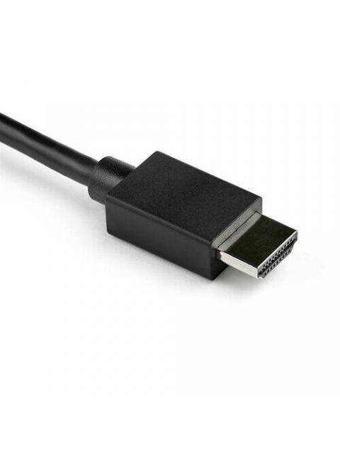 STARTECH  CABLE VGA-USB A MACHO - HDMI A MACHO 2 METROS NEGRO