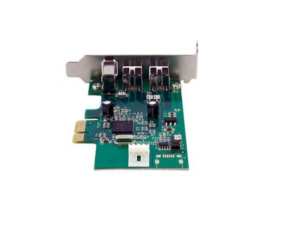 STARTECH  TARJETA PCI EXPRESS 1.1 PEX1394B3LP ALAMBRICO CON 3 PUERTOS FIREWIRE