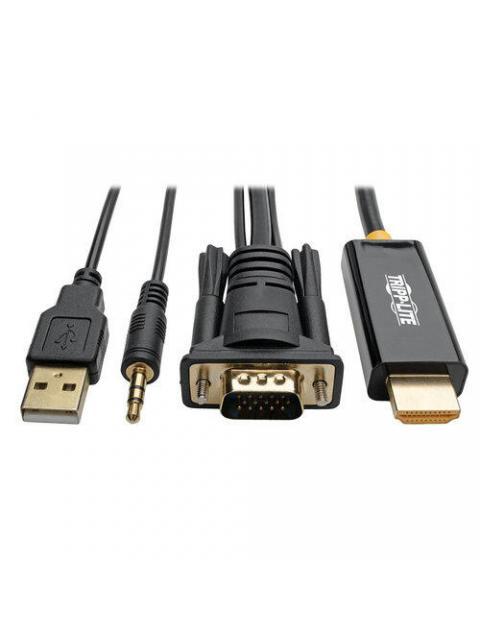 CABLE ADAPTADOR VGA+AUDIO HDMI ENERGIA USB 1920X1080 1.83M