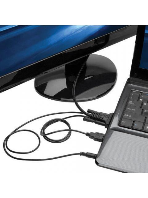 CABLE ADAPTADOR VGA+AUDIO HDMI ENERGIA USB 1920X1080 1.83M