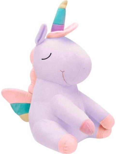 ALMOHADA DE PELUCHE UNICORNIO LILA HELLODREAM