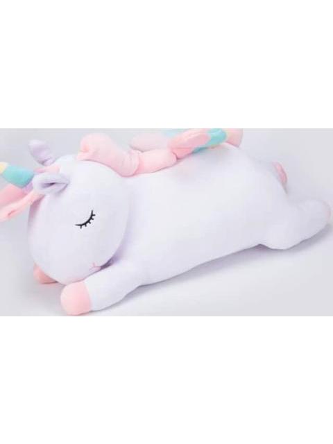 ALMOHADA DE PELUCHE UNICORNO BLANCO HELLODREAM