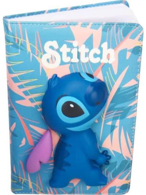 LIBRETA SQUISHY STITCH AZUL STITCH