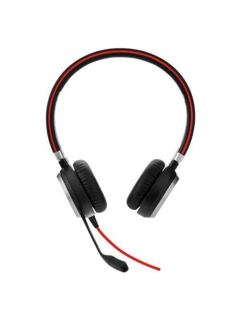 AUDIFONOS JABRA EVOLVE 40 MS STERIO ALAMBRICO USB 3.5MM USB NEGERO 6399-823-109