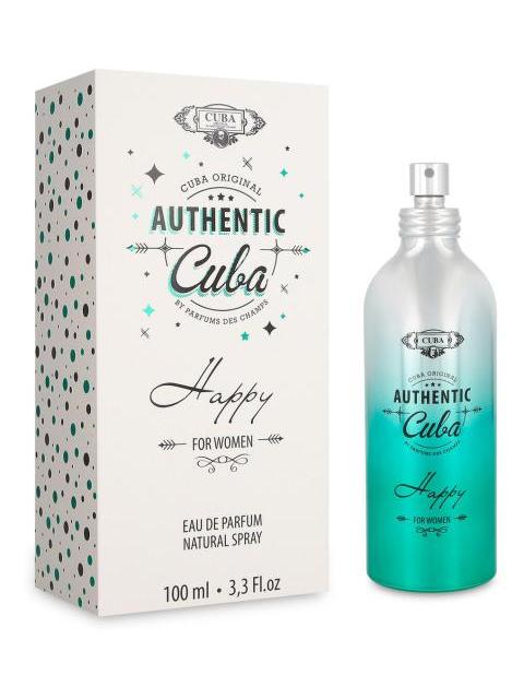 AUTHENTIC CUBA HAPPY FOR WOMEN 100 ML EDP ORIGINAL