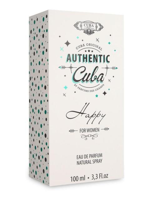 AUTHENTIC CUBA HAPPY FOR WOMEN 100 ML EDP ORIGINAL