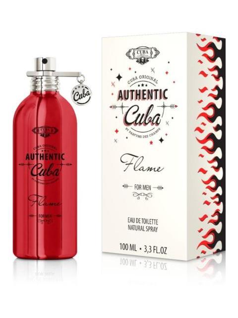 AUTHENTIC CUBA PARIS FLAME EDT 100 ML SPRAY HOMBRE