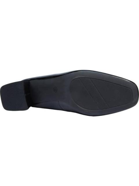 BALLERINA TACON MEDIO CON HEBILLAS NEGRO VI LINE FASHION