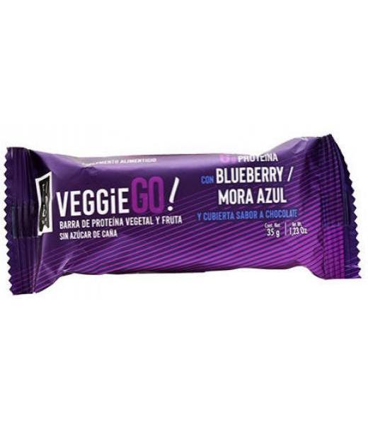 BARRA PROTEINA VEGETAL CUBIERTA CHOCOLATE BLUE BERRY MORA AZUL 42 P 8