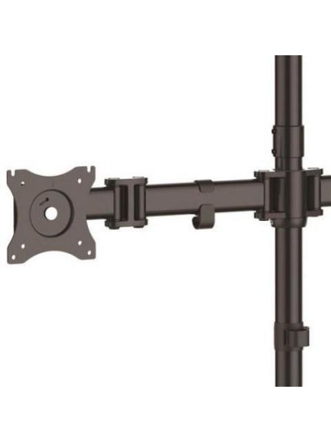 STARTECH  BASE DE SOPORTE AJUSTABLE VESA PARA 4 MONITORES 13 - 27 8KG NEGRO