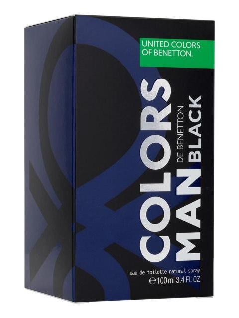 BENETTON COLORS MAN BLACK EDT 100ML PERFUME PARA HOMBRE