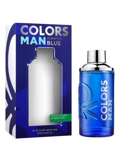 BENETTON COLORS MAN BLUE EDT 200ML PERFUME PARA HOMBRE