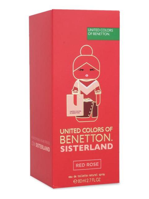 BENETTON SISTERLAND RED ROSE EDT 80 ML