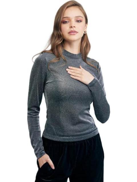 BLUSA BRILLOS BRILLOS GRIS HOLLY LAND PREMIUM