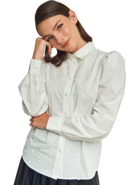 CAMISA MANGAS GLOBO BLANCO HOLLY LAND