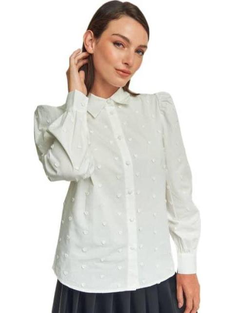 CAMISA MANGAS GLOBO BLANCO HOLLY LAND