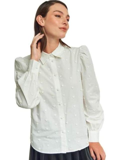 CAMISA MANGAS GLOBO BLANCO HOLLY LAND