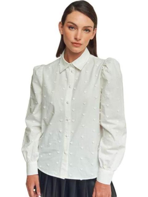 CAMISA MANGAS GLOBO BLANCO HOLLY LAND