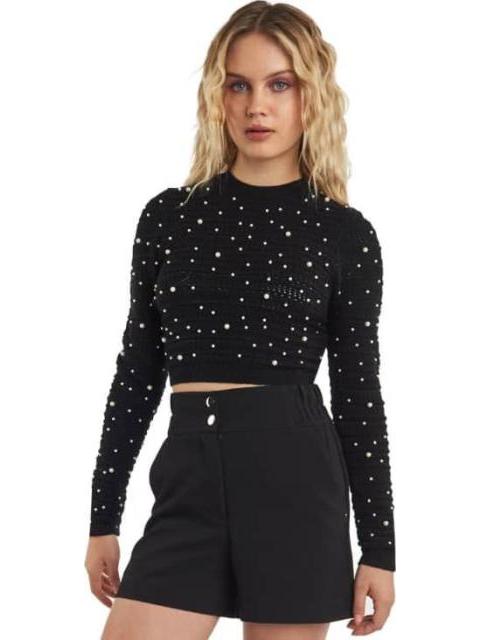 BLUSA PERLAS NEGRO HOLLY LAND