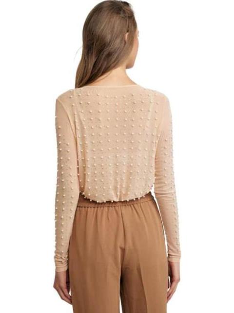 BLUSA MESH PERLAS NUDE HOLLY LAND
