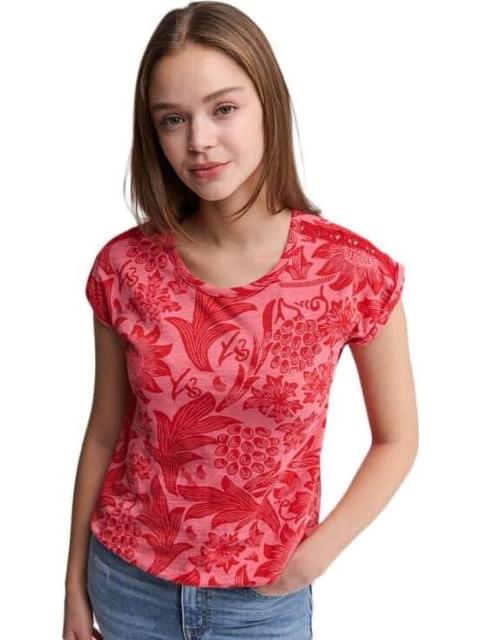 BLUSA ESTAMPADA ROJO HOLLY LAND