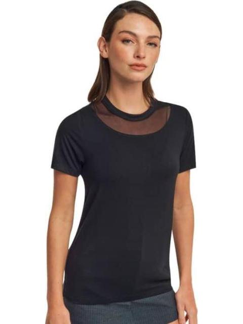 BLUSA MANGA CORTA NEGRO HOLLY LAND