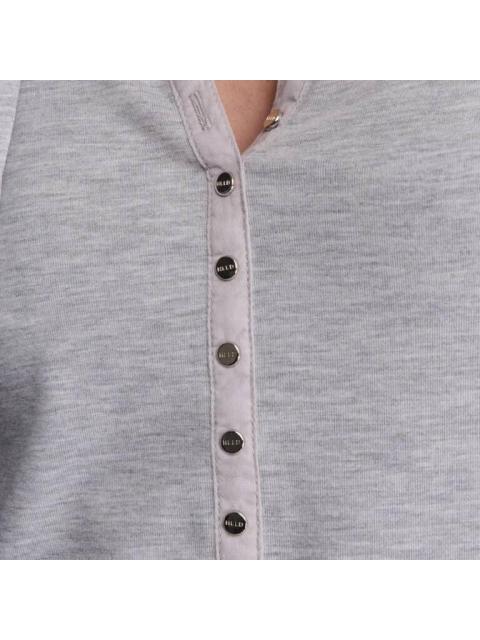 BLUSA MANGA LARGA GRIS HOLLY LAND