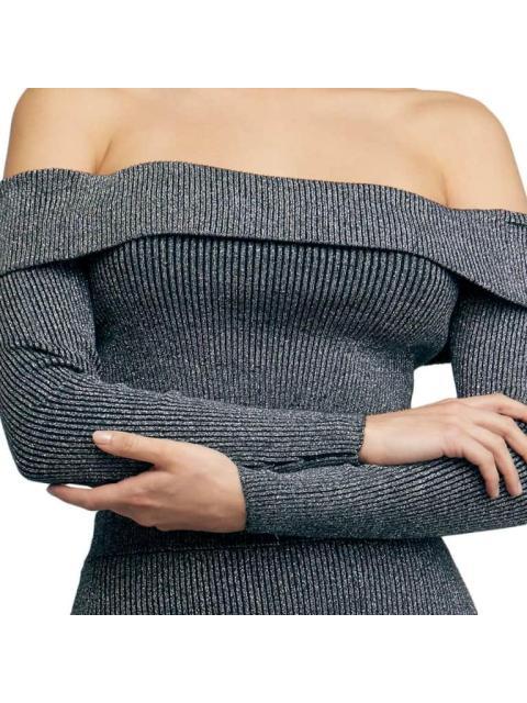 BLUSA MANGA LARGA GRIS SAO PAULO