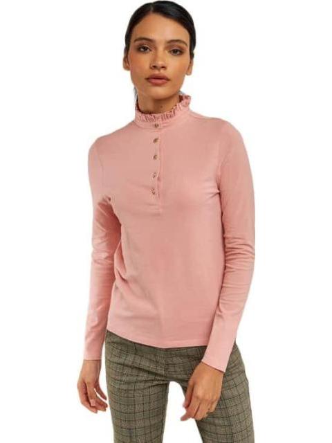 BLUSA MANGA LARGA PALO DE ROSA HOLLY LAND