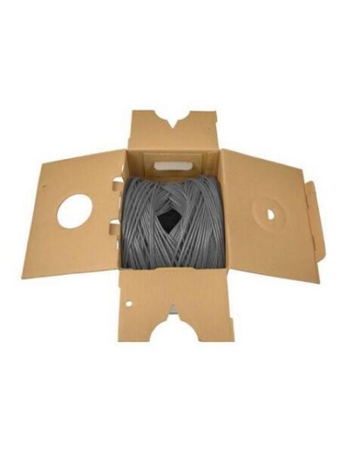 CABLE A GRANEL DE PVC CAT5E NUCLEU SOLIDO PLENUM GRIS 305M