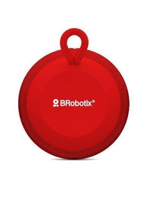 BOCINA BLUETOOTH BROBOTIX 263816 RADIO FM REDONDA ROJO