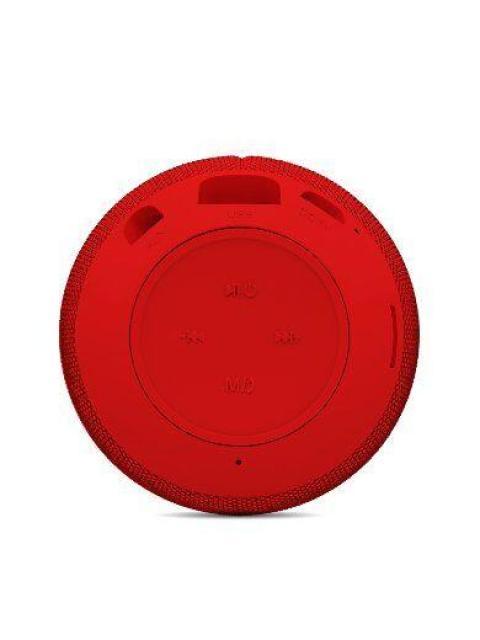 BOCINA BLUETOOTH BROBOTIX 263816 RADIO FM REDONDA ROJO