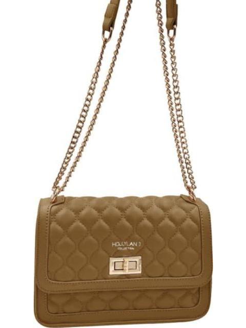 BOLSA CROSSBODY CAPITONADA CAMEL HOLLY LAND