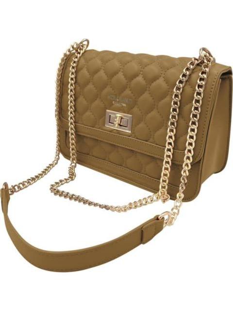 BOLSA CROSSBODY CAPITONADA CAMEL HOLLY LAND