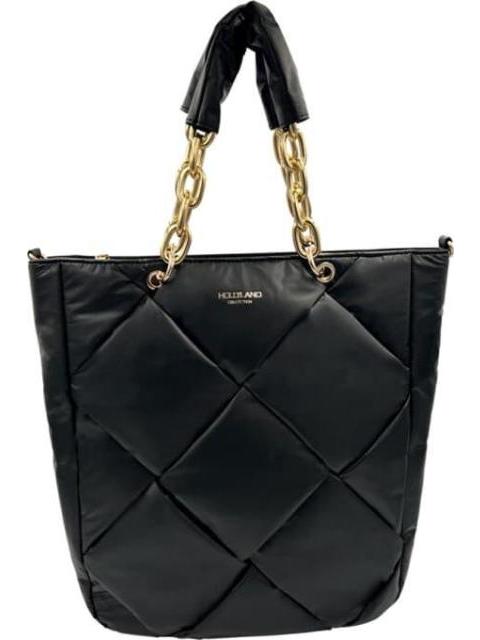 BOLSA TOTE CAPITONADA NEGRO HOLLY LAND