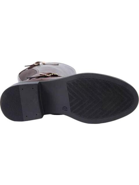 BOTA ALTA CON ELASTICO CAFE TIERRA BENDITA