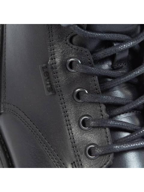 BOTA CASUAL DE PIEL NEGRO LEVIS