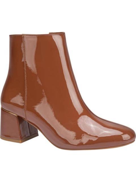 BOTA CHAROL TACON ANCHO COGNAC YAELI FASHION